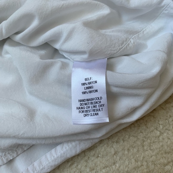 Lulu’s blue- embroidered tassle mini white tunic dress, Sz Large (feels medium) - Picture 3 of 5